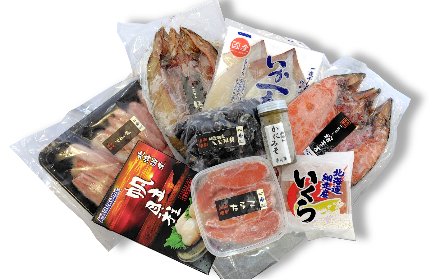 【送料込】流氷街道海鮮満足セット